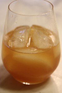 Whiskey Sour with Clove and Sweet Potato Syrup