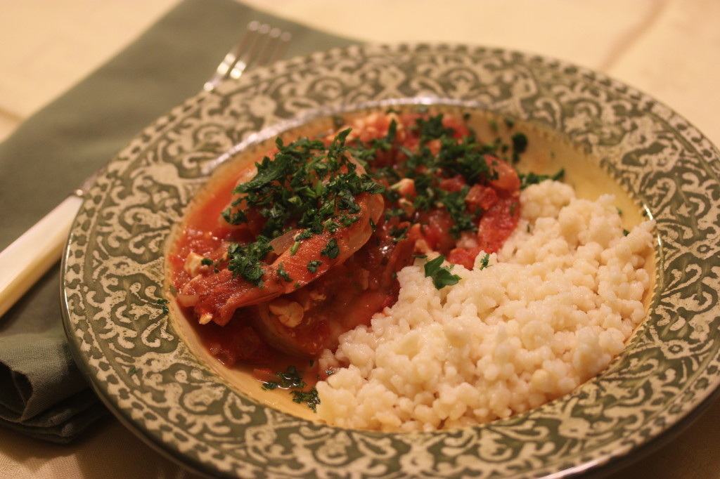 Shrimp with Tomatoes and Feta from The Mediterranean Slow Cooker