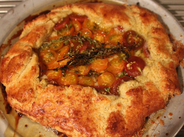 Tomato Crostata with Honey-Thyme Glaze from Melissa Clark