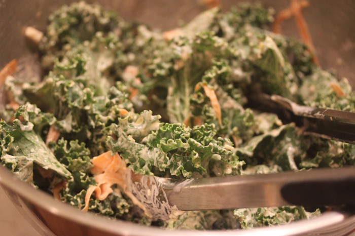 Kale Slaw with Russian Dressing from Maximum Flavors