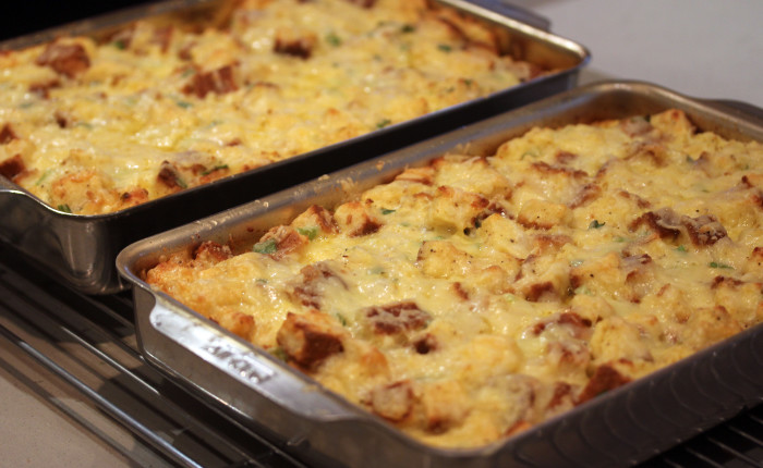 Cheese Strata: Brunch Decadence