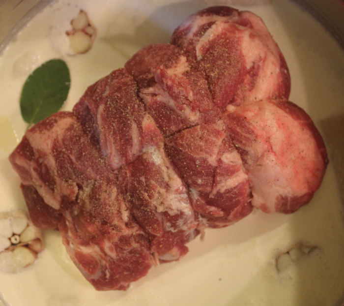 TBT Recipe: Pork Roast with Garlic-Parmesan Cream