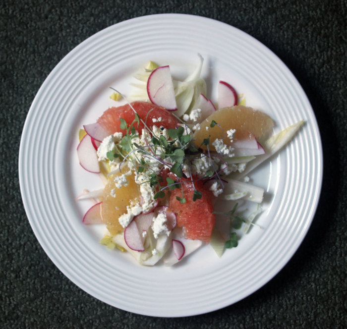 Crimson and White Citrus Salad