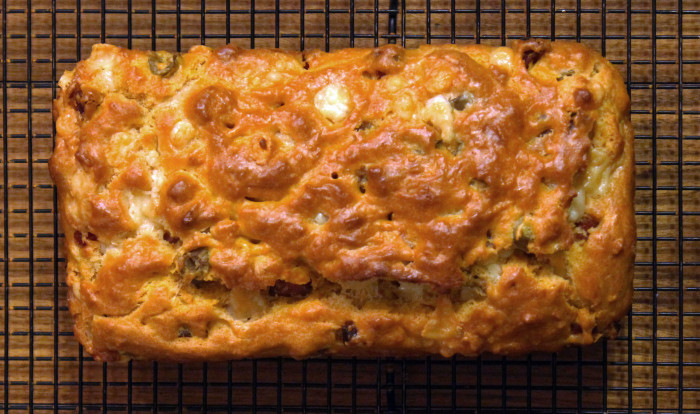 Manchego, Chorizo and Paprika Bread from Patricia Wells