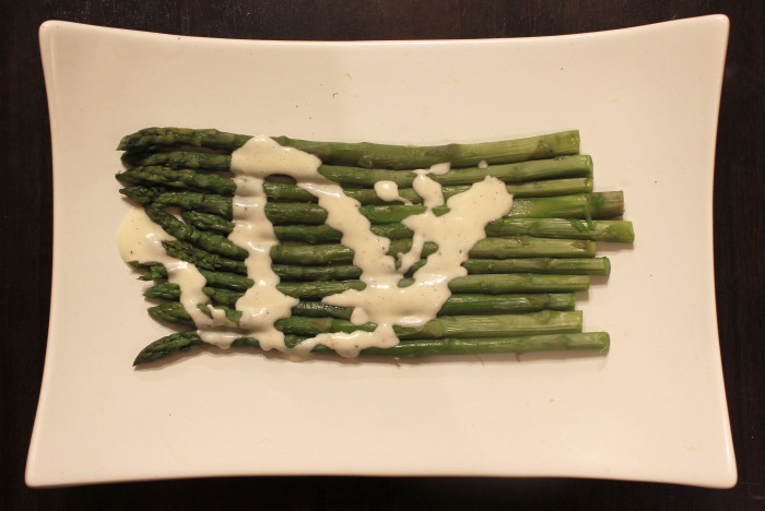 Asparagus in Cider Sauce from Edwardian Cooking by Larry Edwards