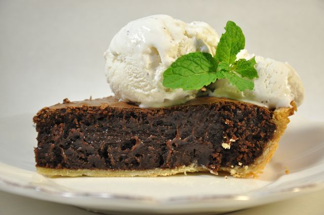 Mint Chocolate Brownie Pie from Ken Haedrich