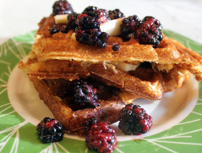 Crispy Cornmeal Waffles from Dorie Greenspan