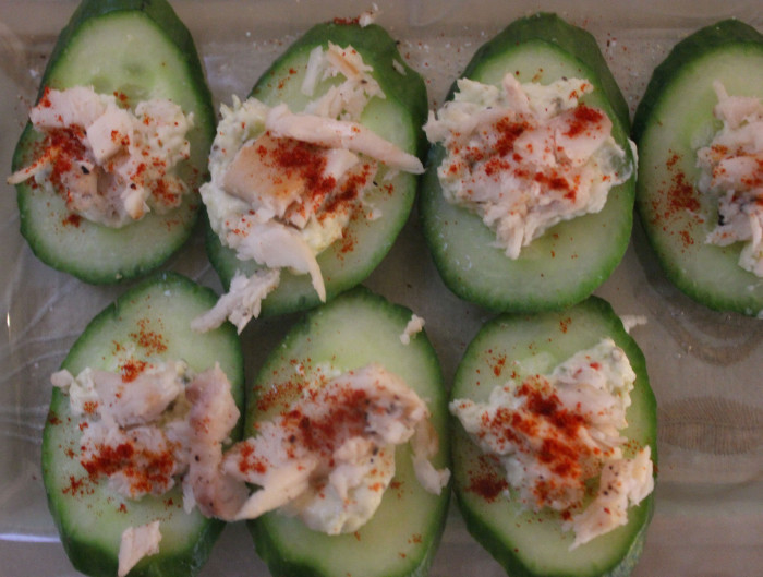 Suzi’s Cucumber with Smoke Fish