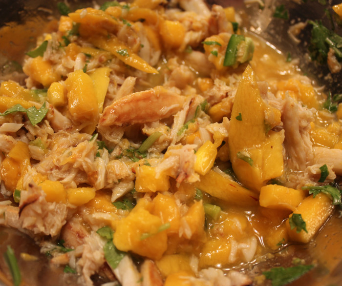 Crab and Mango Salsa from The Goodness of Avocado