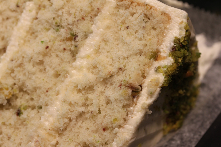 Aunt Sassy Cake: Pistachio Heaven from Baked