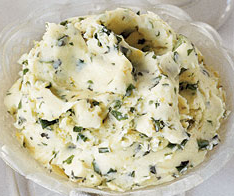 cup of herb butter