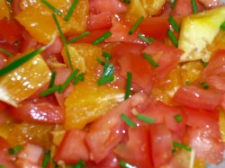 Orange, Tomato and Chive Salsa