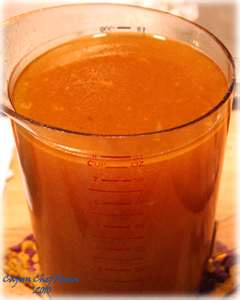 cup of turkey stock