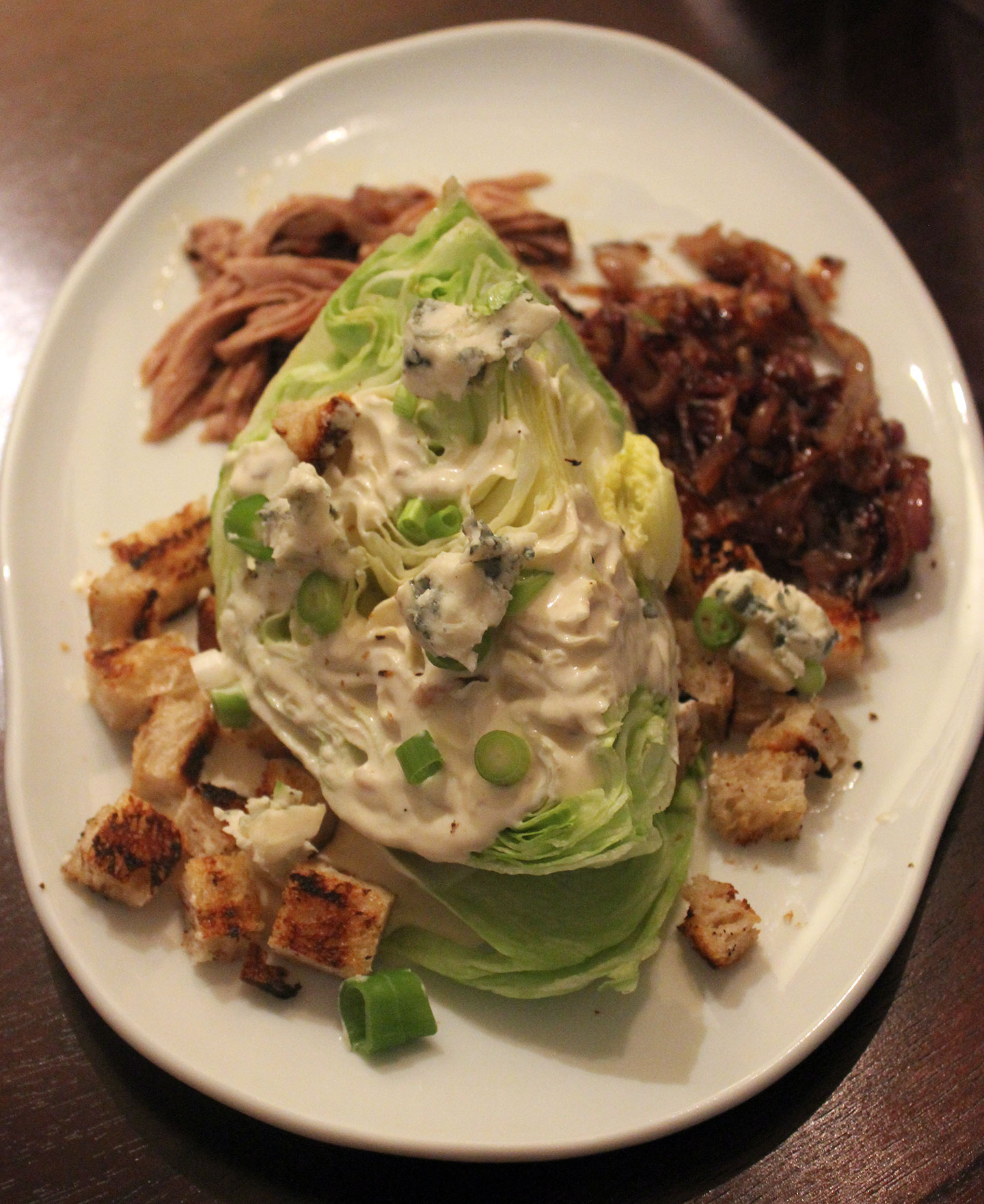 TBT Recipe: Iceberg Salad with Pulled Pork