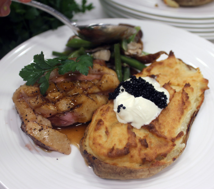 TBT Recipe: Twice Baked Potatoes with Caviar