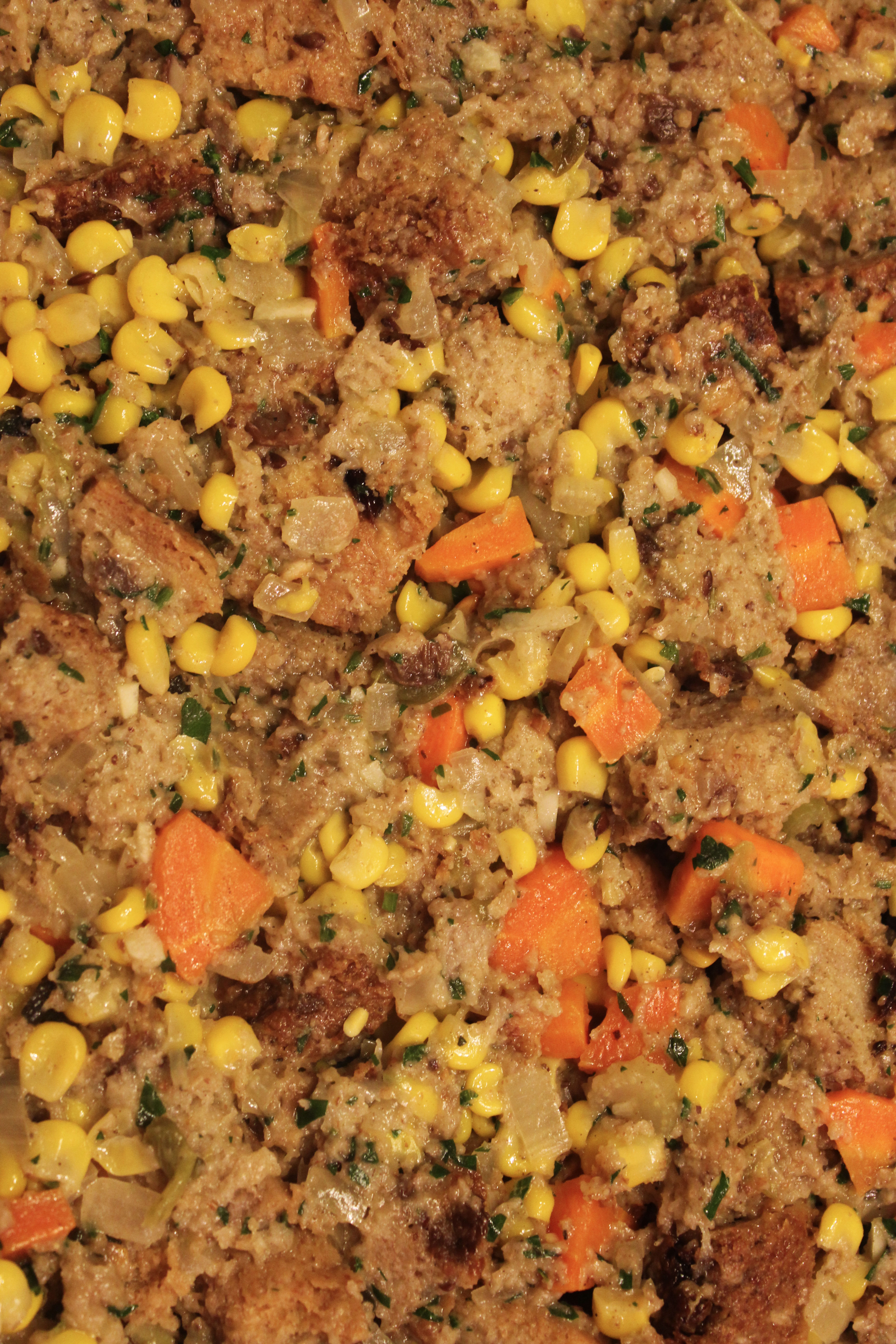 Thanksgiving Recipe: Thanksgiving Stuffing Ramped Up With Corn and Jalapenos