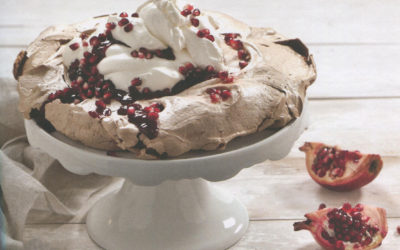 TBT Recipe: Chocolate Pomegranate Pavlova