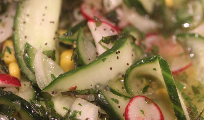 Japanese Style Cucumber and Radish Salad