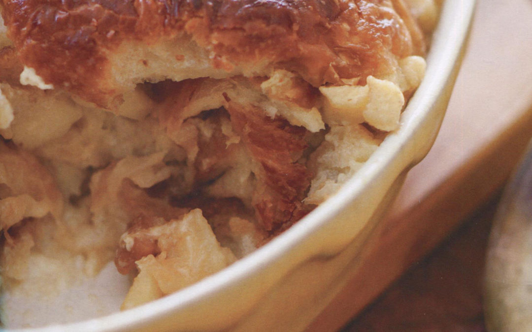 Apple Croissant Bread Pudding from Tish Boyle in Flavorful