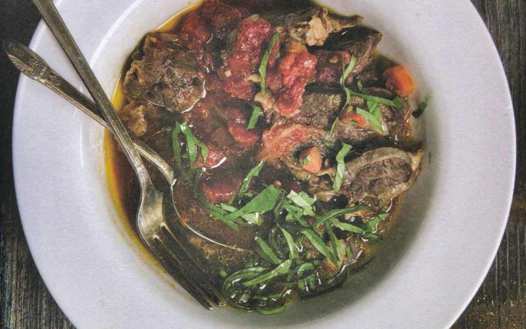 Beef Shank with Garlic and Basil from Jennifer McGruther