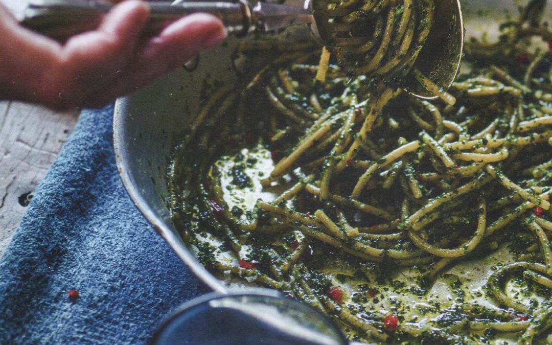Kale, Chilli, Anchovy and Lemon Pesto from Gizzi’s Season’s Eatings