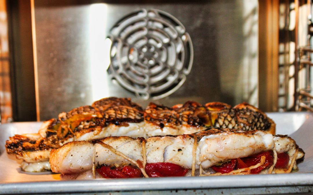 Seared Sea Bass in the Jenn-Air® Steam and Convection Oven