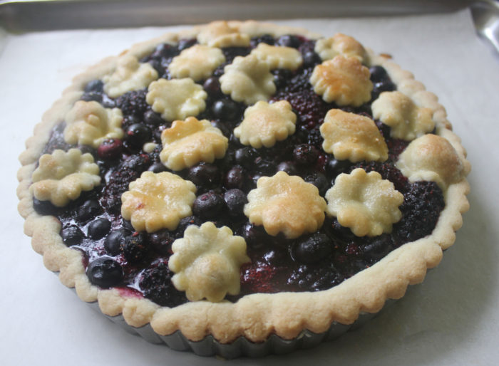 Lemon Zest Dark Berry Pie from the Taartworks Pie Cookbook
