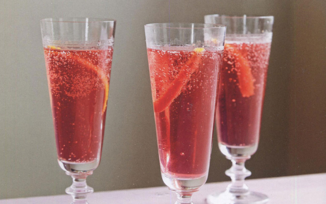 The Poinsettia: The Ideal Party Cocktail [especially for New Year’s Eve!]