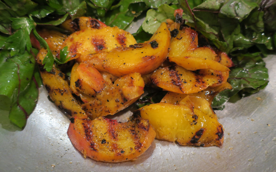 Grilled Peaches in a Late Summer Salad