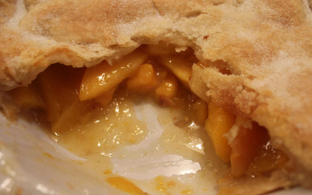 Triple Vanilla Bean-Scented All-Peach Pie