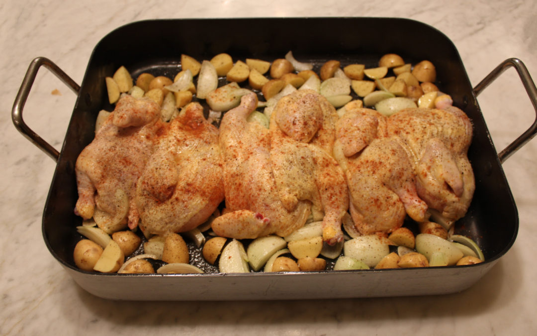 Cornish Game Hens, the Easy Way