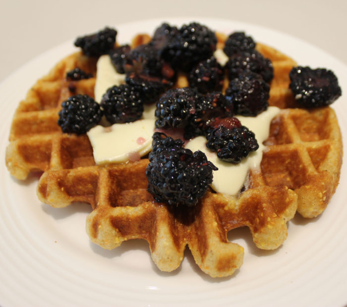 Waffles for a Windy Day [Cornmeal and Buttermilk Waffles!]