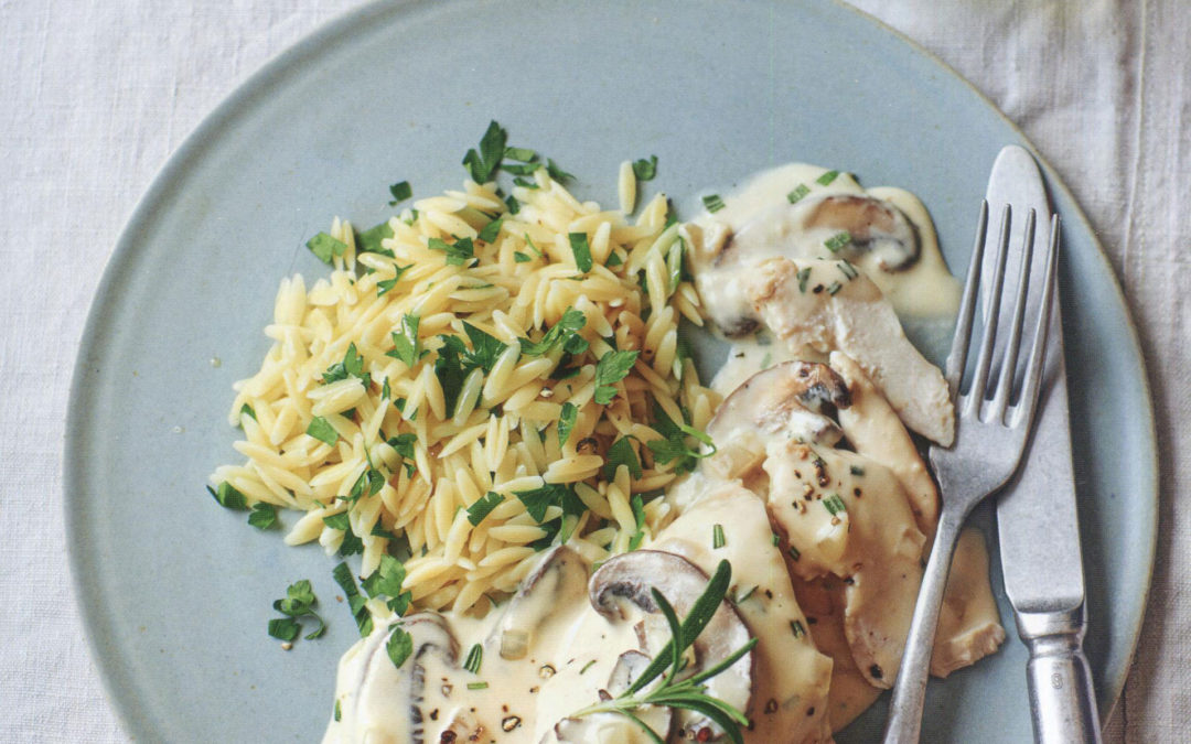 Chicken with Mushrooms and Rosemary from Darina Allen