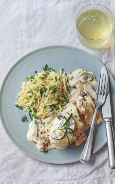 Chicken with Mushrooms and Rosemary from Darina Allen