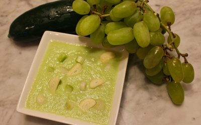 Cucumber and Green Grape Gazpacho