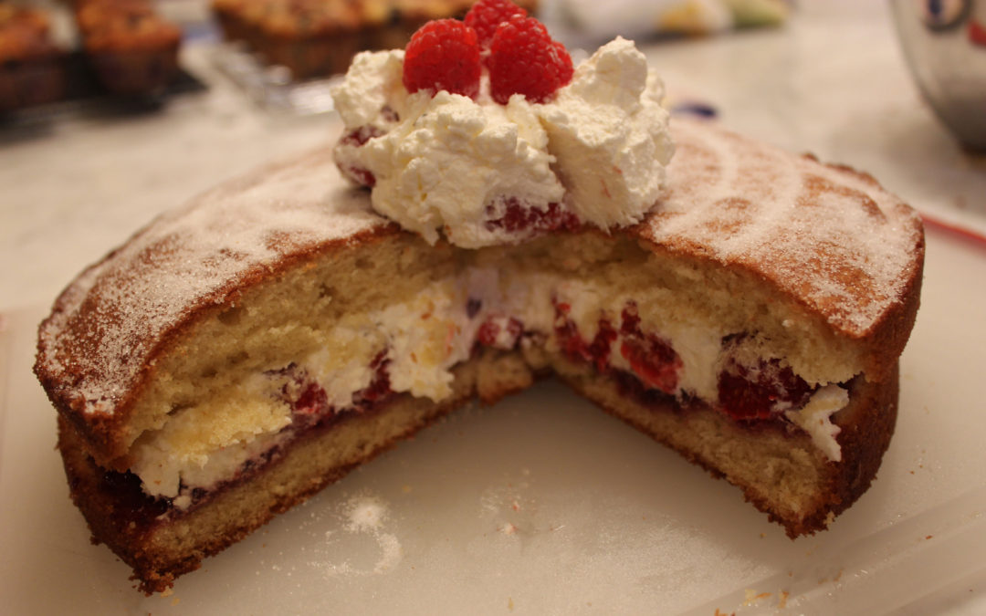 Victoria Sponge Cake from Leon Happy Baking