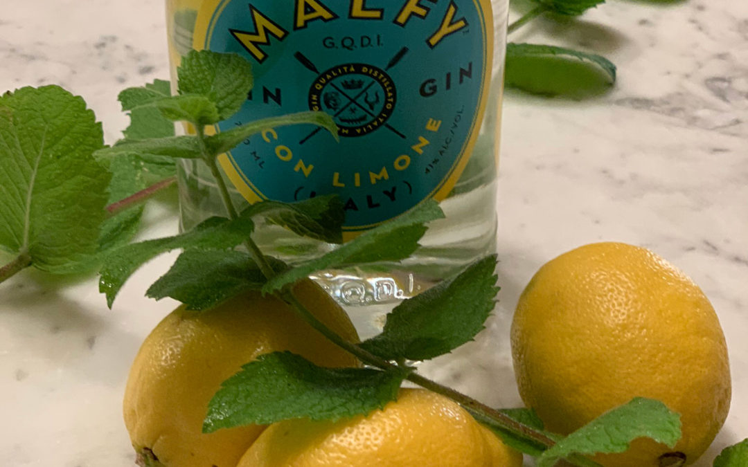 Double Lemon and Mint Gimlet with Malfy Con Limone