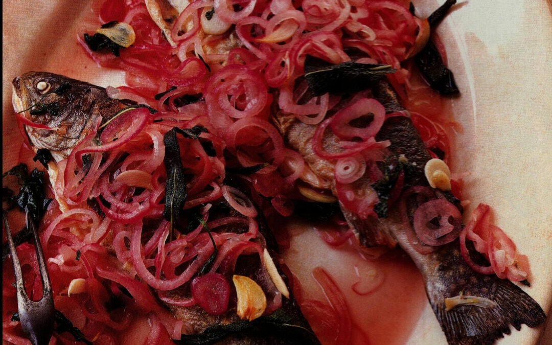 TBT Recipe: Trout Marinated with Sweet Onions from 1999