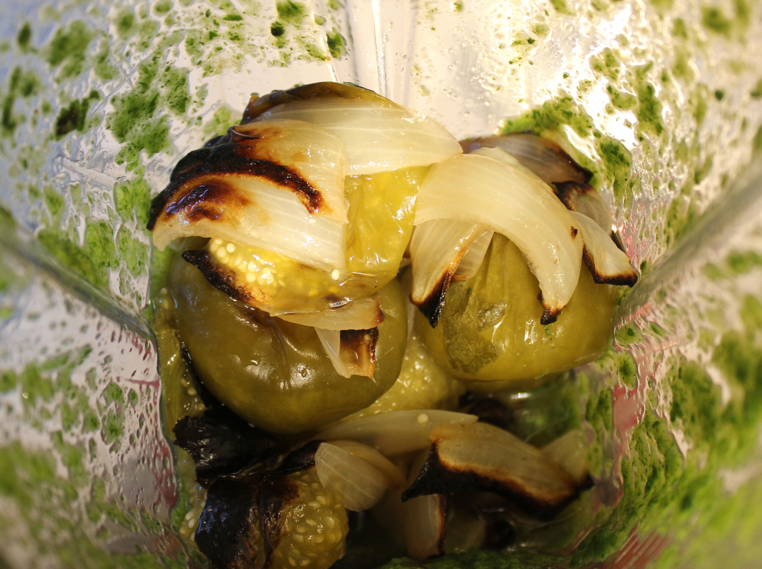 Roasted Tomatillo Salsa - Cooking by the Book