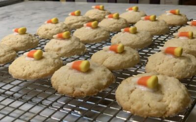 Halloween Sugar Cookies with Candy Corn from Suzi